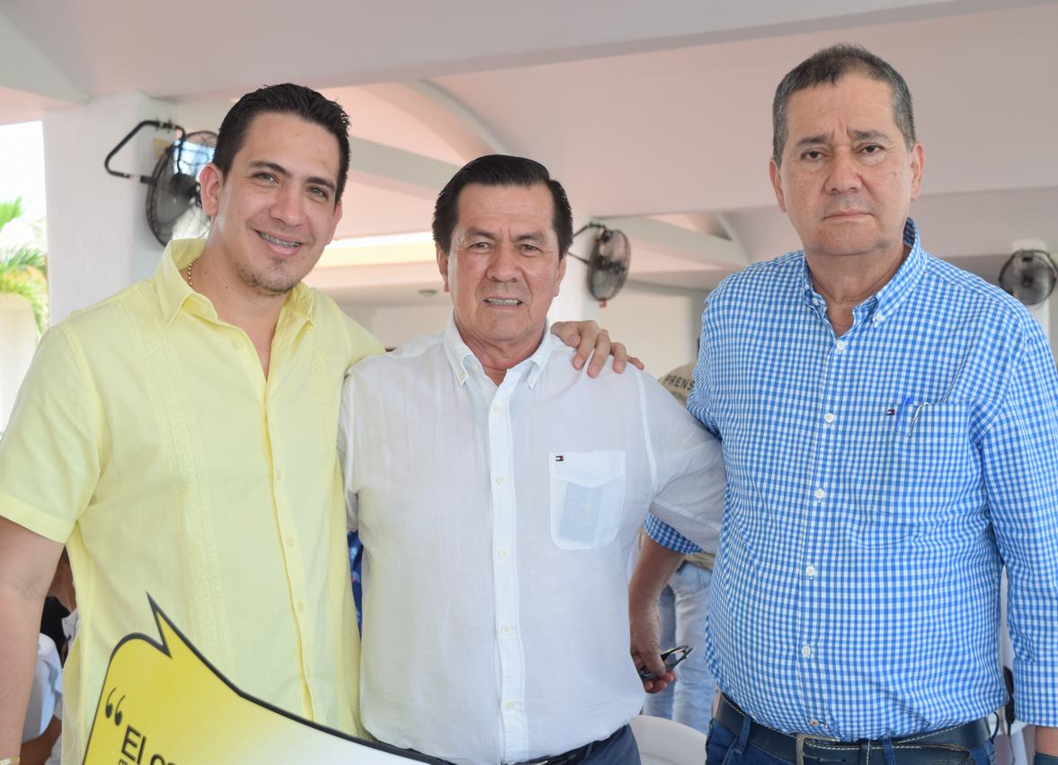 Diputados Oscar Urueña, Carlos Alirio Esquivel y Orlando Ibagón Sánchez.